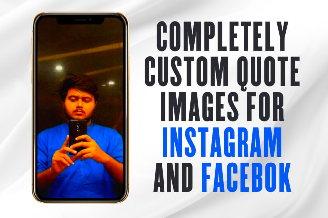 I will create custom quote images for your instagram or facebook