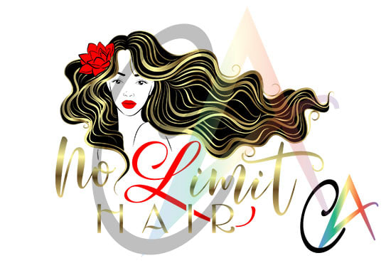 I will create feminine logo for beauty hair salon