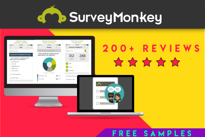 I will create smart survey monkey forms and quiz