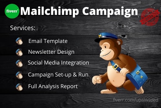 I will create templates and manage your mailchimp email marketing