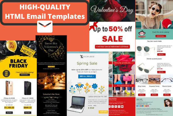 I will design a responsive marketing email template