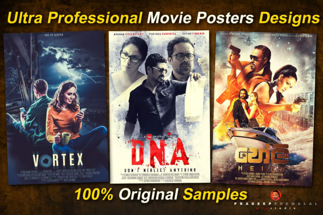 I will design an ultra professional movie poster