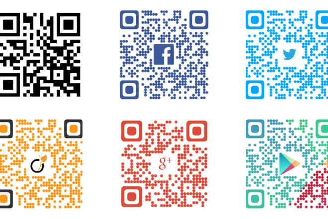 I will design best custom qr code with your logo