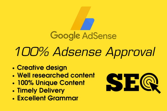 I will design google adsense approval website