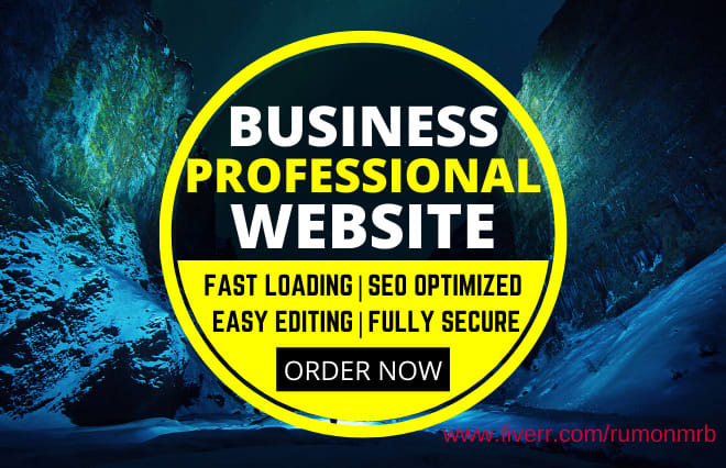 I will design or redesign in 15 hours professional business website