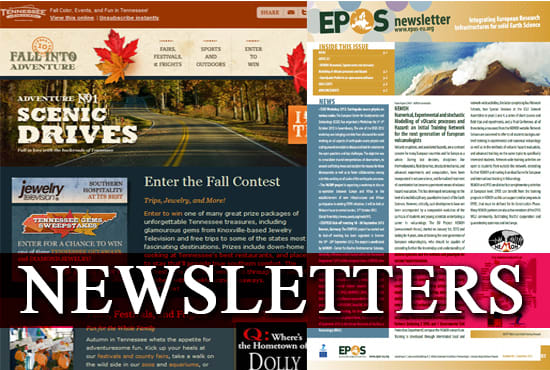 I will design printed and digital newsletters and templates