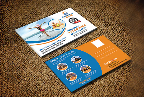 I will design professional postcard, direct mail eddm postcard within 04 hrs