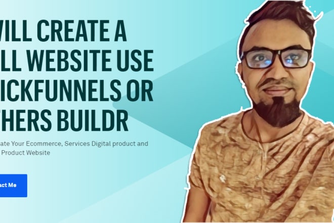 I will develop full website made by clickfunnels