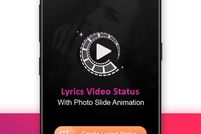 I will develop lyrics whatsapp video status maker app