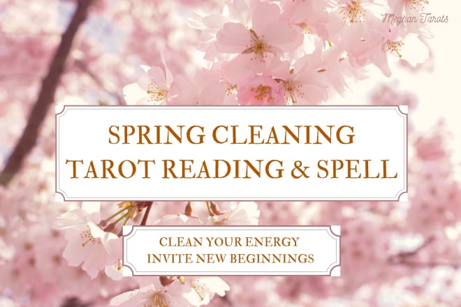 I will do a spring cleaning reading and spell