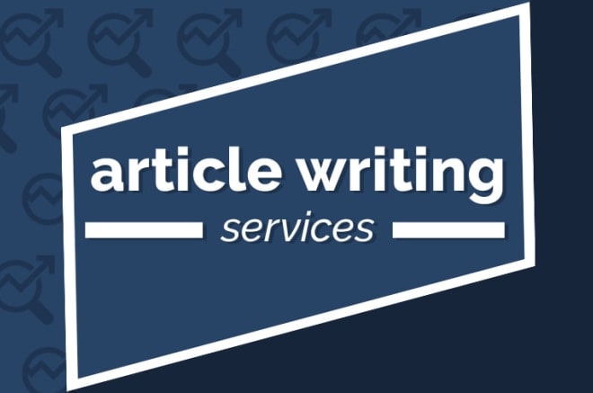 I will do articles writing as you want