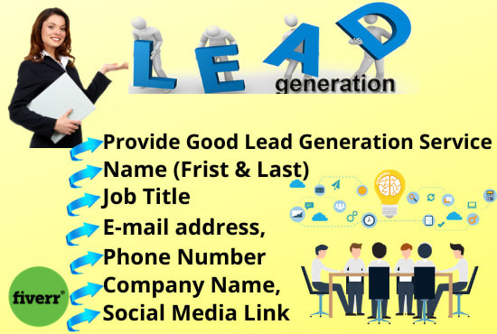 I will do b2b lead generation, targeted b2b lead generation and web research