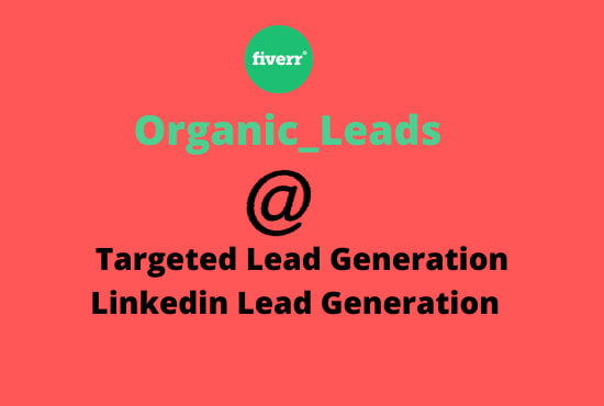 I will do b2b linkedin lead generation find targeted contact email list