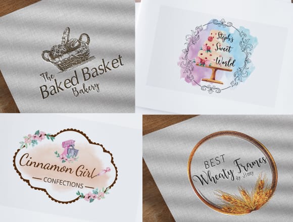 I will do bakery,cafe, restaurant, food logo with business card
