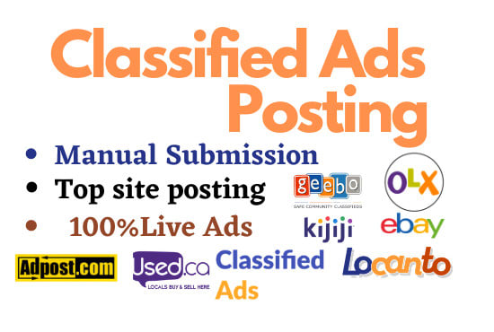 I will do classified ads posting the USA in top sites