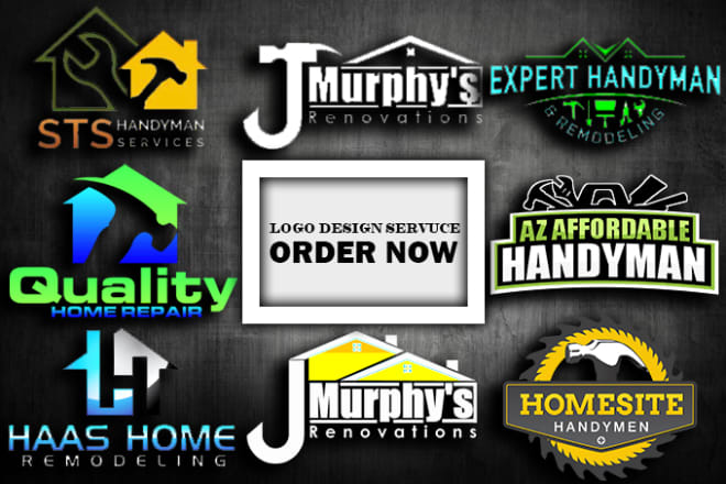 I will do home remodeling, renovations, handyman logo design service