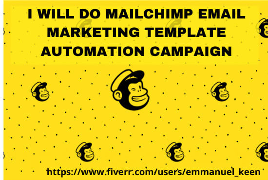 I will do mailchimp email marketing template automation campaign