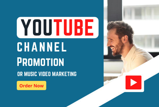 I will do organic youtube channel promotion, music video marketing