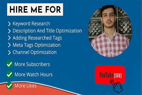 I will do perfect youtube seo to improve channel and video ranking