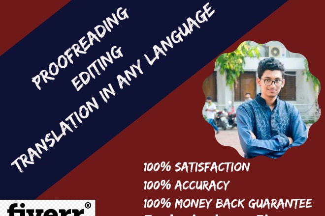 I will do proofreading and translation in an hour in cheap rate,more than thousand word