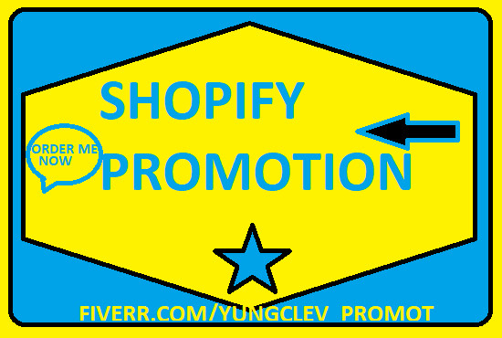 I will do shopify and ecommerce marketing, shopify promotion and ensure traffic