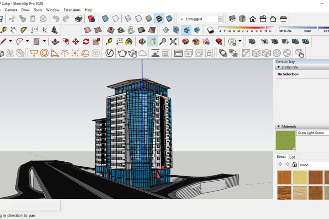 I will do sketchup modeling for houses and buildings