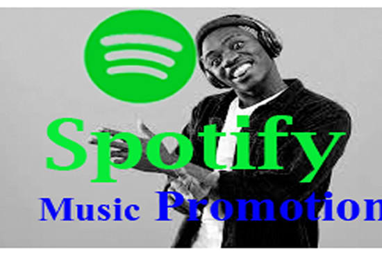 I will do spotify music promotion,soundclound and music marketing for albums