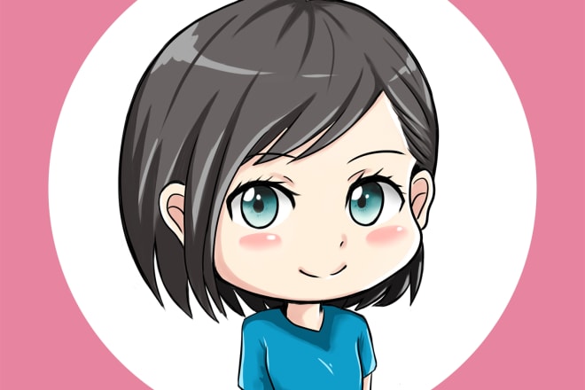 I will draw a cute chibi avatar from your photo