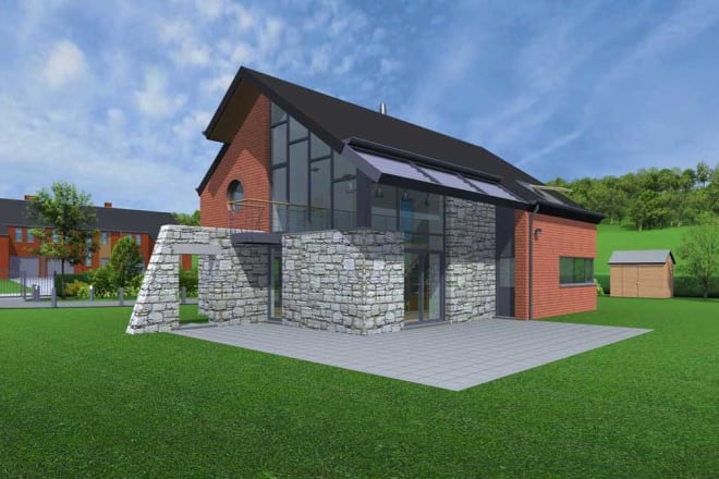 I will draw your house or any construction in 3d view sketchup