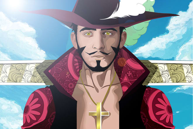 I will drawing you to be the one piece anime