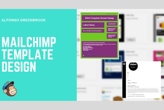 I will edit or design a mailchimp email template