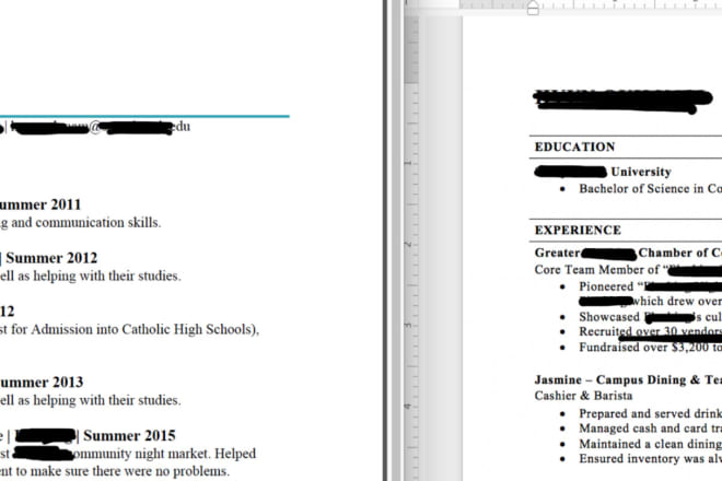 I will edit your resume for healthcare program admissions and jobs