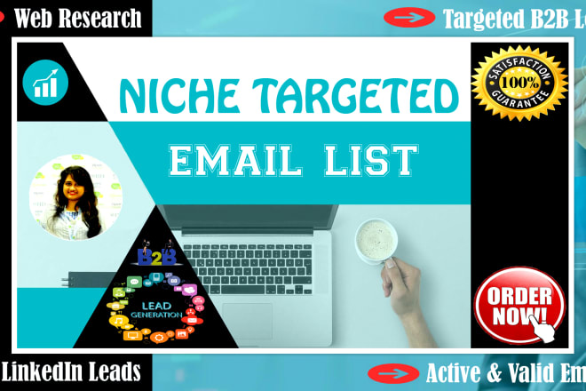 I will find niche targeted email list,b2b lead generation for you