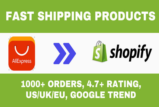 I will find shopify winning dropshipping product US 1000 orders