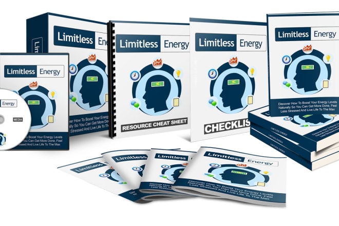 I will give limitless energy high quality plr ebook video product