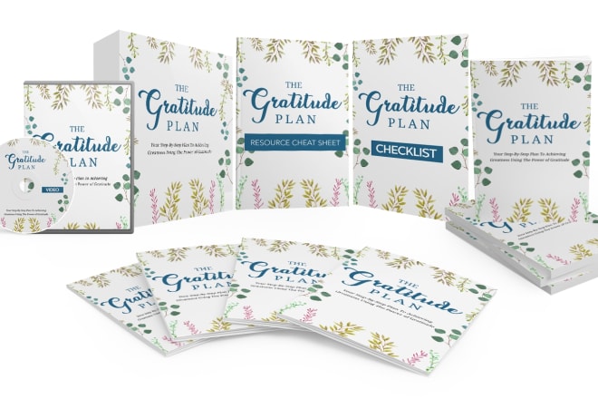 I will give the gratitude plan hq plr ebook checklist videos pack