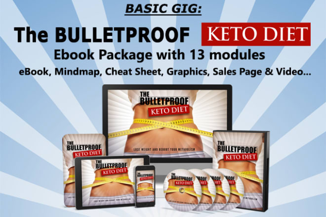 I will give you my keto diet reseller ebook package