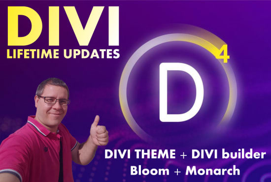 I will install divi theme, bloom and monarch plugins API key for lifetime updates