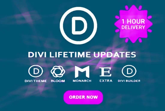 I will install divi theme, bloom,monarch,etc for lifetime