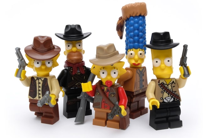 I will make a personalised photo story using lego minifigs