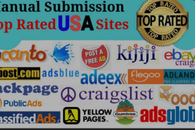 I will manually post your ads on free ad posting sites in USA,UK etc