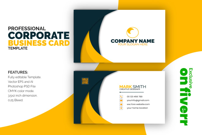I will professional business card design services in 24 hours
