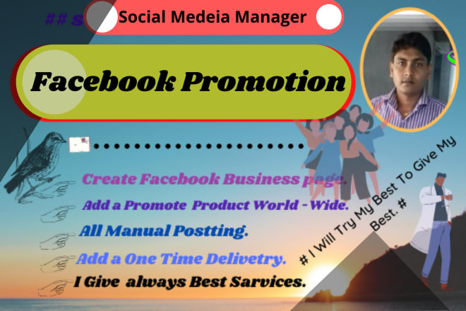 I will promote facebook marketing and the fb page of your business very seriously