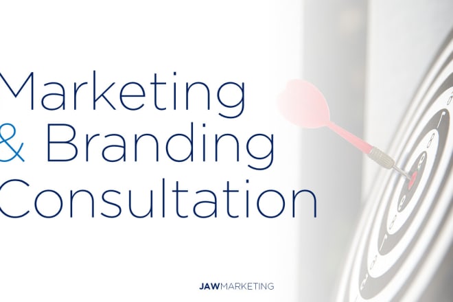 I will provide strategic marketing and branding direction