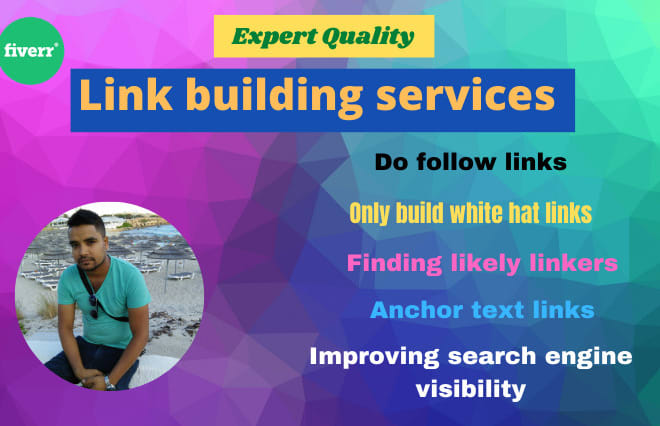 I will provide the best link building services manually