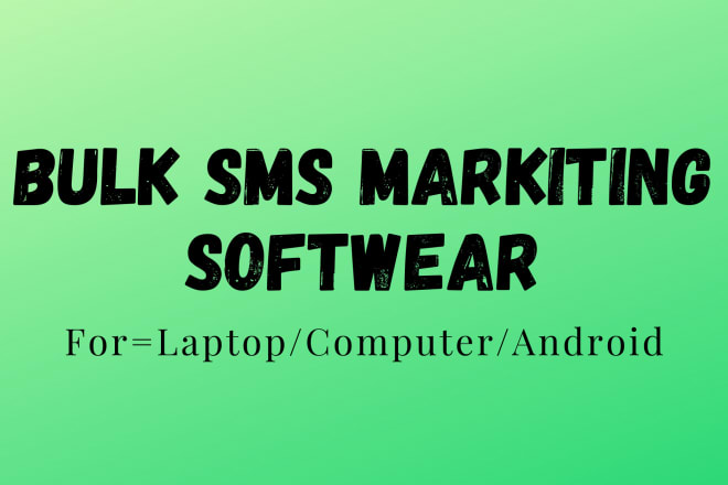 I will provide you bulk sms sending solution for all mobiles
