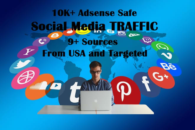 I will provide you with 10,000 social media traffic from targeted countries