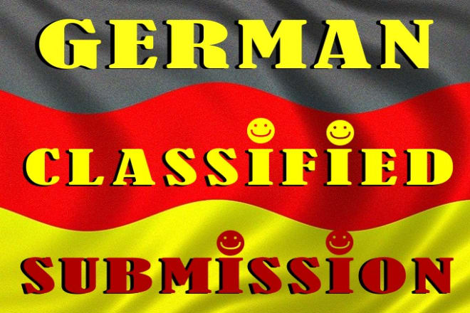 I will publish your website to 10 high pr german classified ads