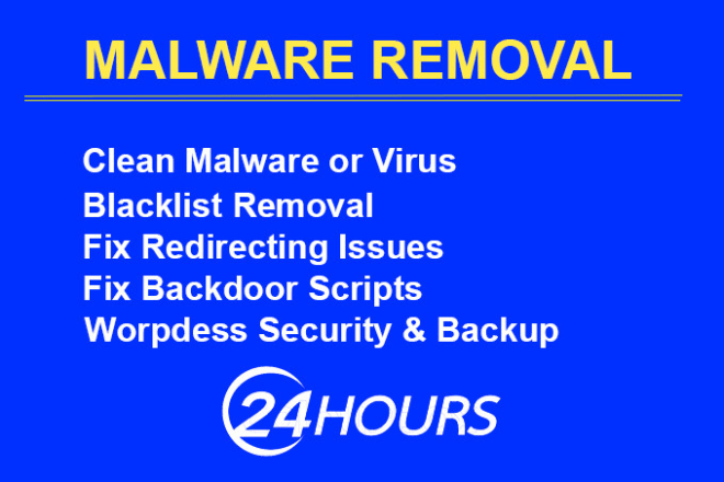 I will remove malware from any website,wordpress malware removal