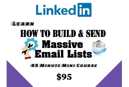 I will teach you how to build email list on linkedin